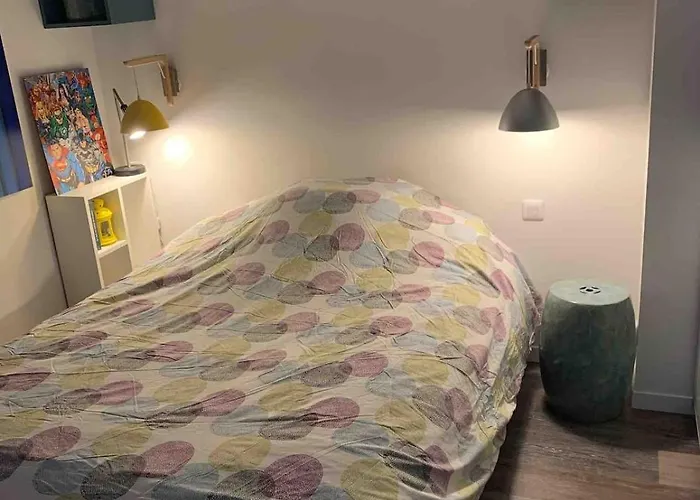 Duplex Atypique Proche Ocean Lägenhet Anglet